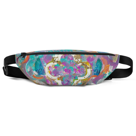 "TRULY FREE” Print (Abstract Painting made by Chianne) FANNY PACK