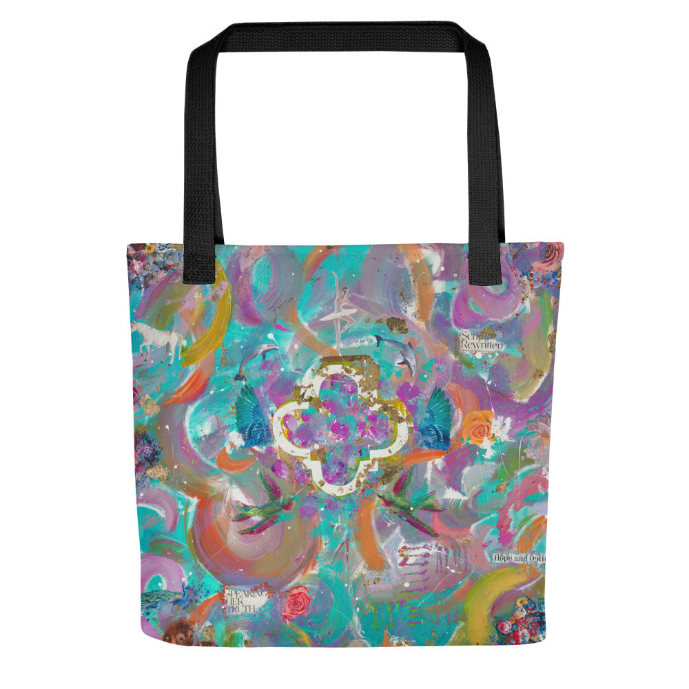 "TRULY FREE" Print (Abstract Painting made by Chianne) TOTE BAG